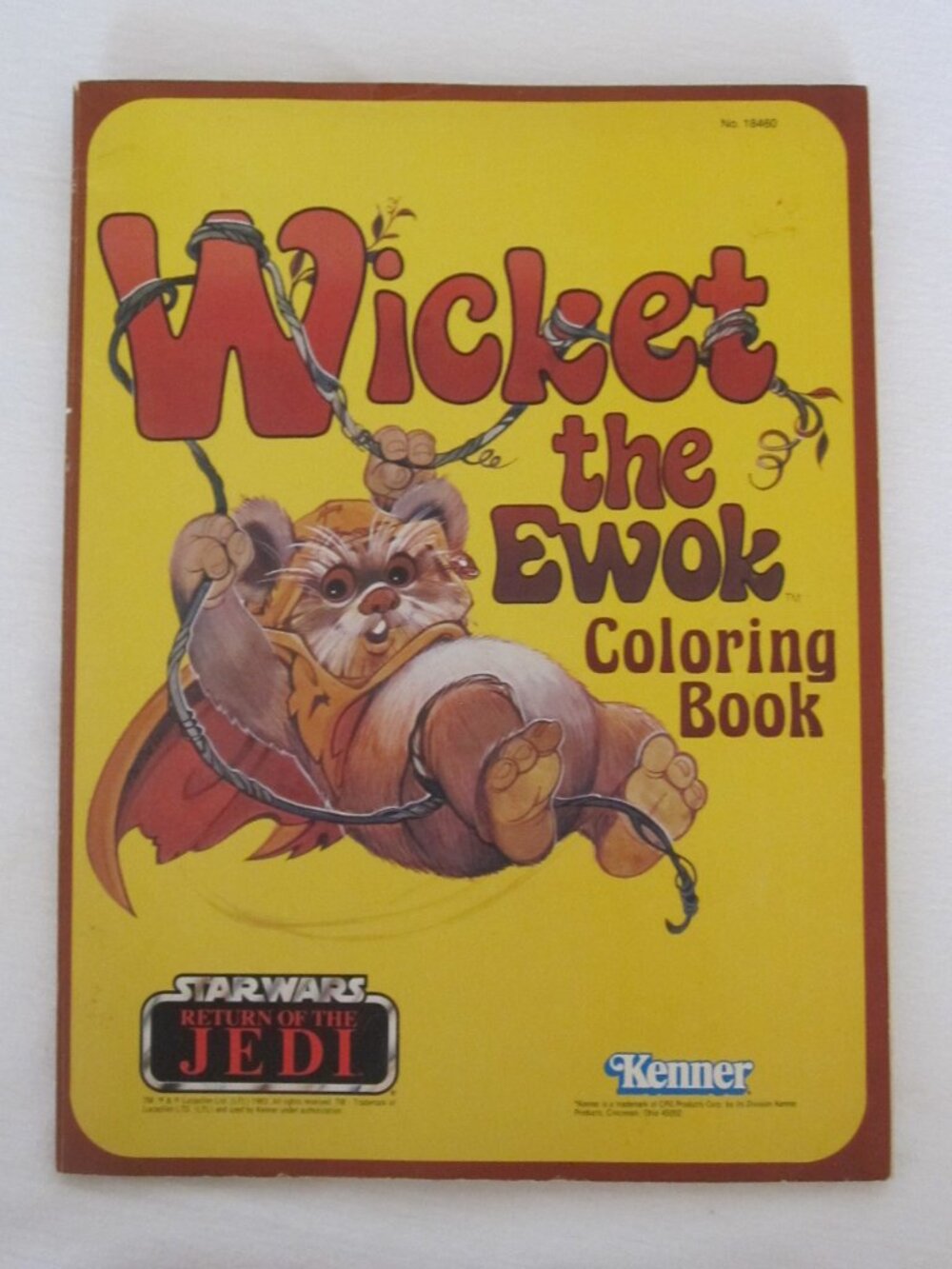 1983 Star Wars - Return of the Jedi Coloring Book: Wicket the Ewok